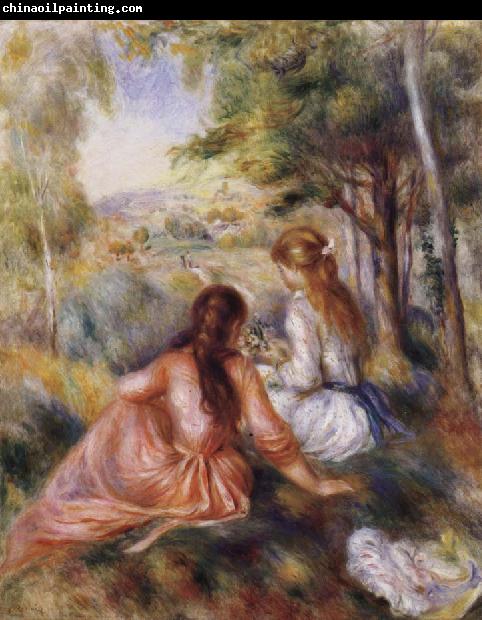 Pierre Renoir In the Meadow