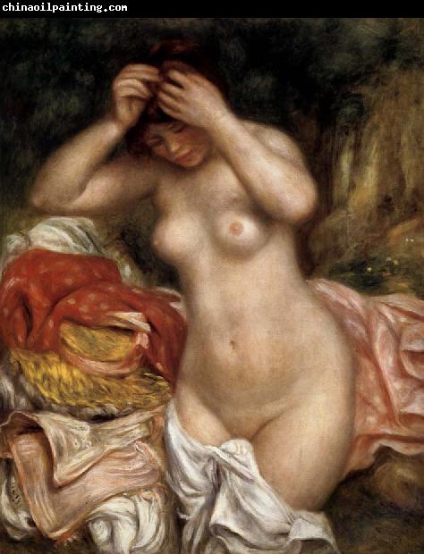 Pierre Renoir Bather Arranging Her Hair