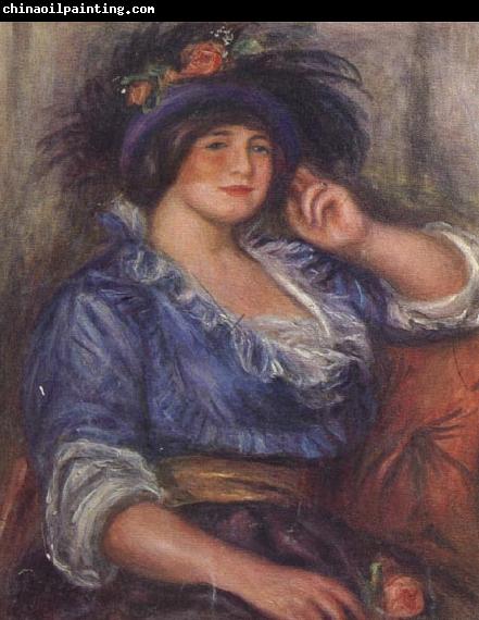 Pierre Renoir Young Girl with a Rose (Mme Colonna Romano)