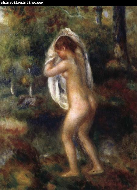 Pierre Renoir Young Girl Undressing