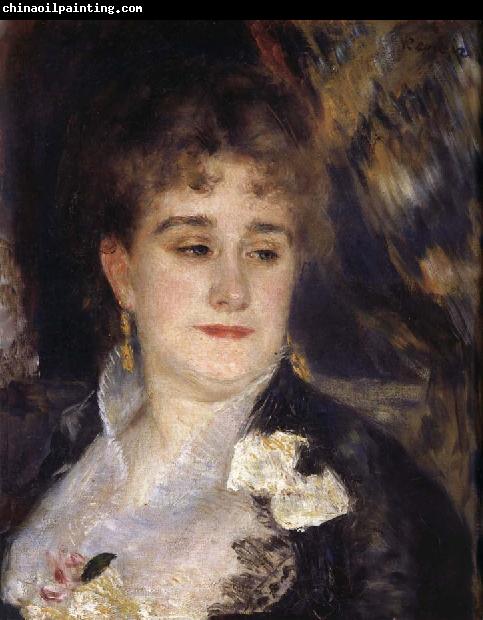 Pierre Renoir First Portrait of Madame Georges Charpentier