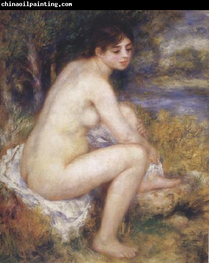 Pierre Renoir Female Nude in a Landscape