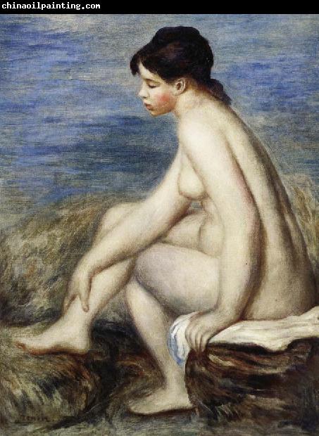 Pierre Renoir Seated Bather