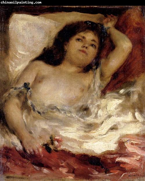 Pierre Renoir Reclining Semi-nude