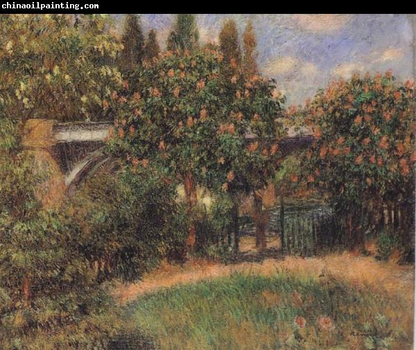 Pierre-Auguste Renoir Railway Bridge at Chatou