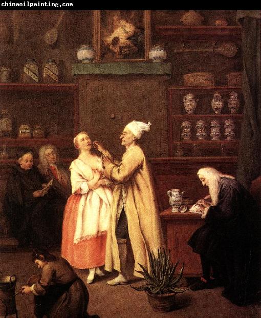 Pietro Longhi The Spice-vendor s shop