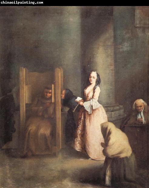 Pietro Longhi The Confession