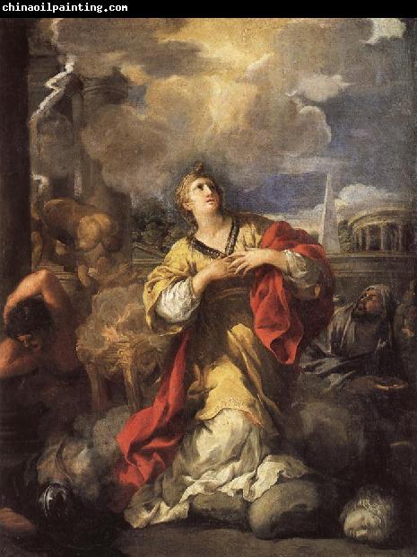 Pietro da Cortona St.Martina Refusing to Worship Idols