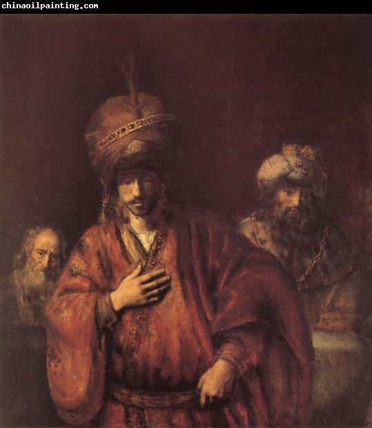 REMBRANDT Harmenszoon van Rijn The Condemnation of Haman