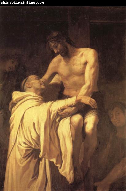 RIBALTA, Francisco Christ Embracing St.Bernard