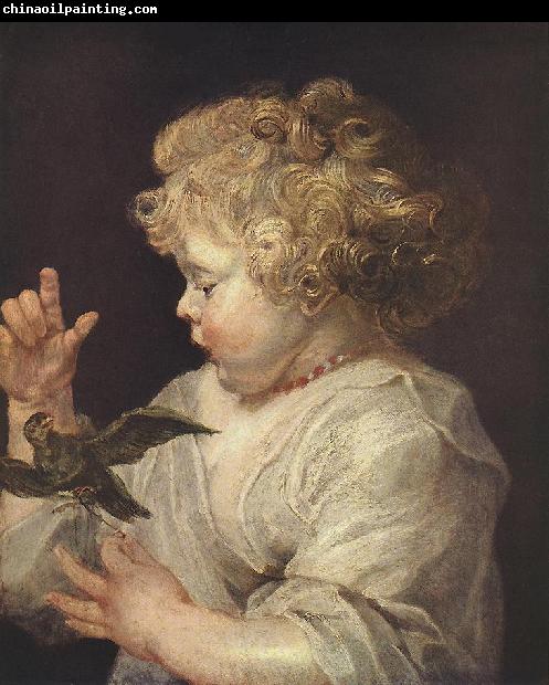 RUBENS, Pieter Pauwel Boy with Bird