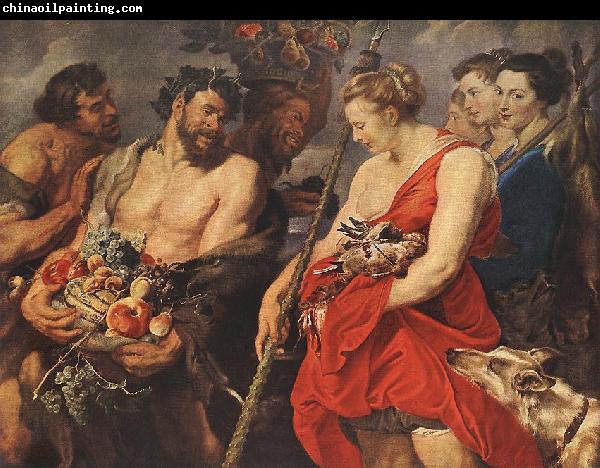 RUBENS, Pieter Pauwel Diana Returning from Hunt