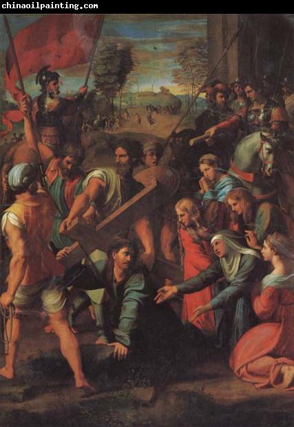 Raphael Christ Falls on the Road to Calvary