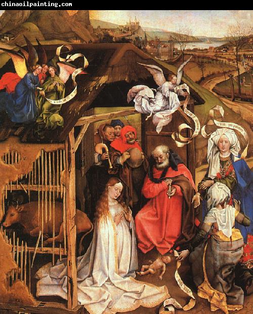 Robert Campin The Nativity