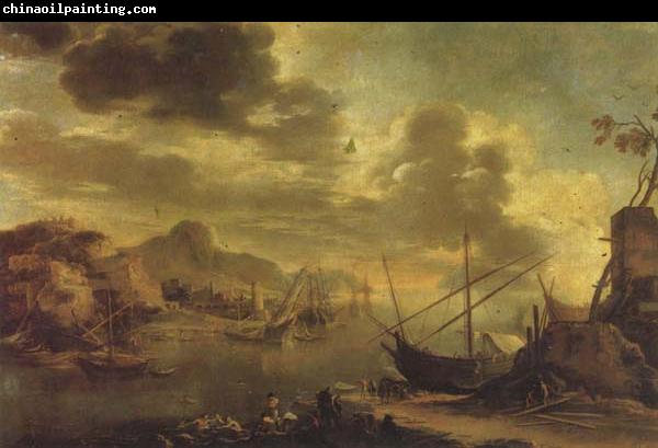 Salvator Rosa The Gulf of Salerno