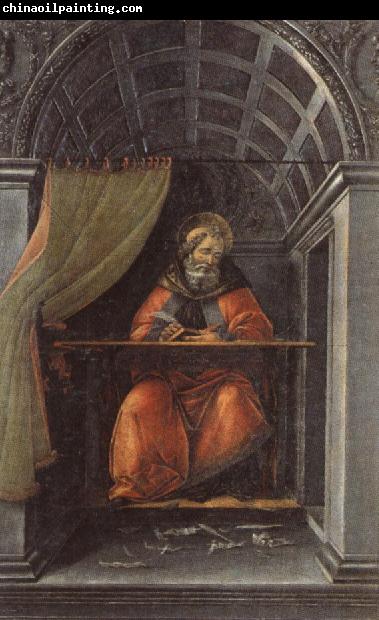 Sandro Botticelli St.Augustine in His Study