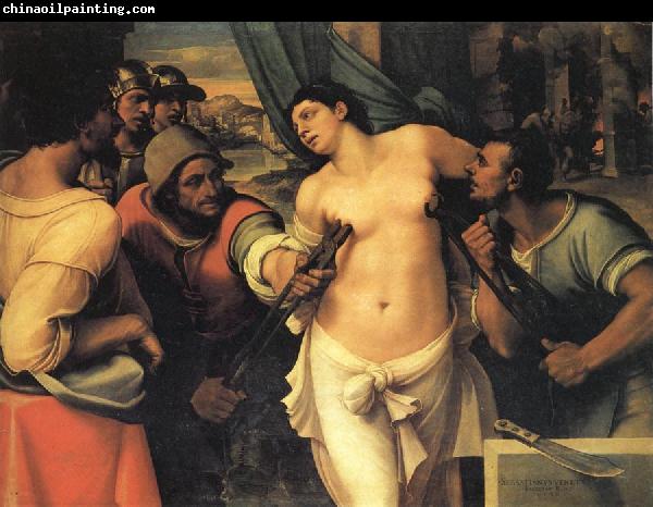 Sebastiano del Piombo The Martyrdom of St.Agatha