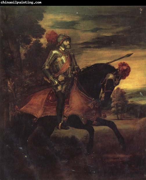 Titian Equestrian Portrait of Charles V