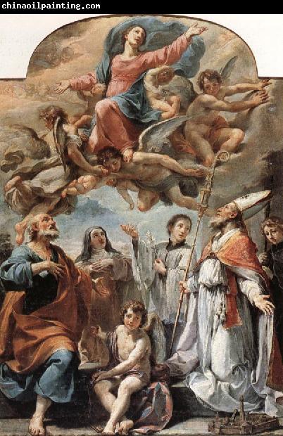 Ubaldo Gandolfi Madonna in Glory and Saints