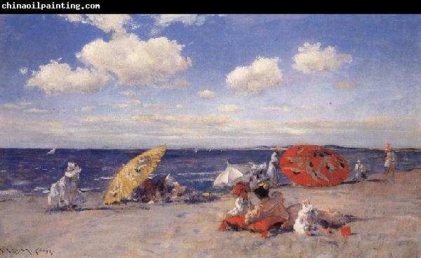 William Merrit Chase At the Seaside