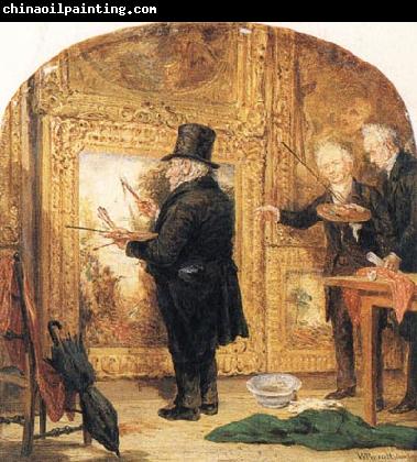 William Parrott J M W Turner at the Royal Academy,Varnishing Day