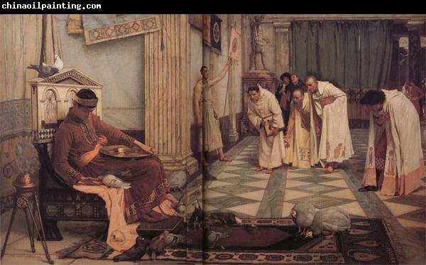 John William Waterhouse The Favourites of the Emperor Honorius