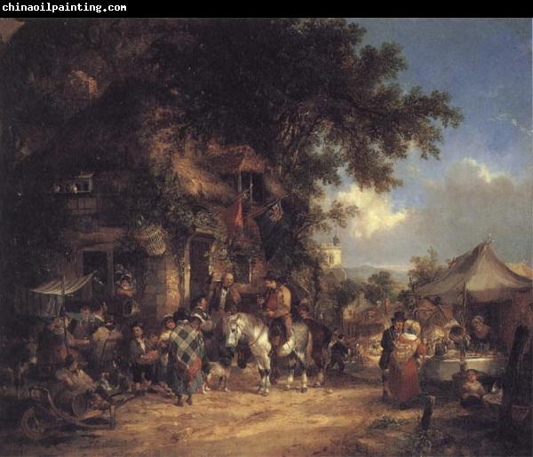 William Shayer The Village Festival