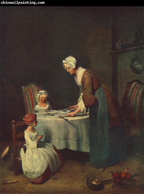 jean-Baptiste-Simeon Chardin The Prayer before Meal