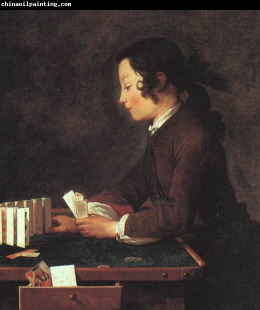 jean-Baptiste-Simeon Chardin The House of Cards