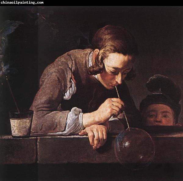 jean-Baptiste-Simeon Chardin The Soap Bubble