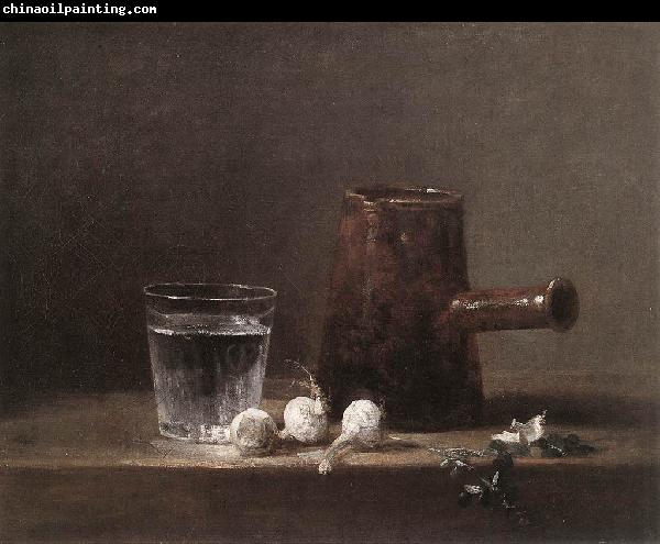 jean-Baptiste-Simeon Chardin Water Glass and Jug