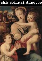 unknow artist The Madonna and child with the infant saint john the baptist