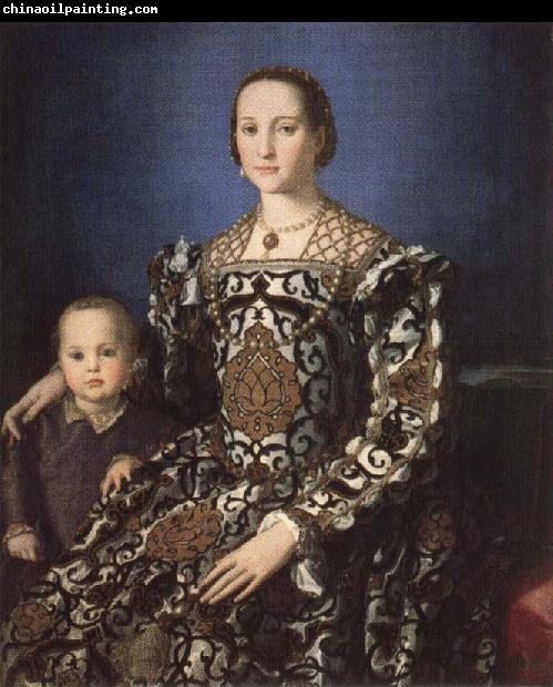 Agnolo Bronzino Portrait of Eleonora of Toledo with Her Son Giovanni de'Medici