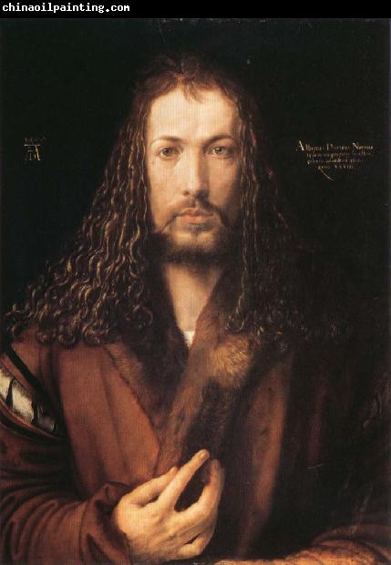 Albrecht Durer Self-Portrait with Fur Coat