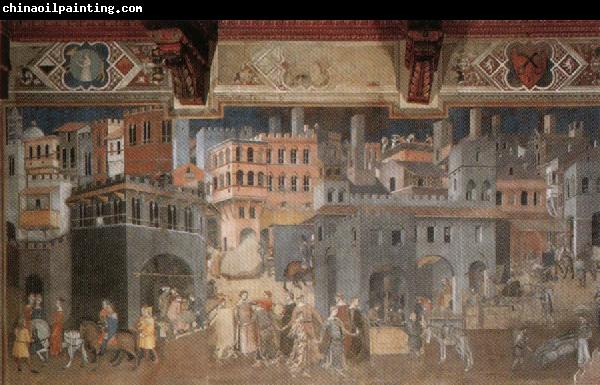 Ambrogio Lorenzetti Effects of Good Government in the City