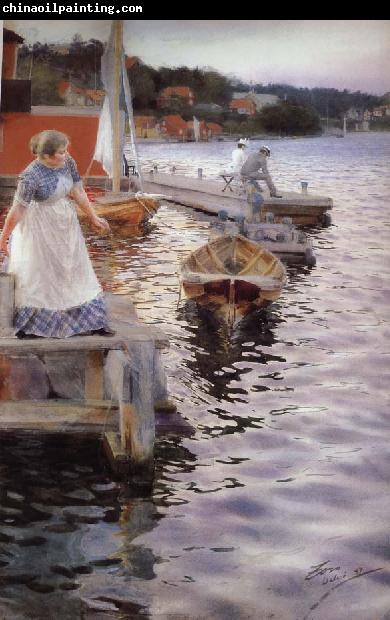 Anders Zorn Vagskvalp(Lappings of the waves)