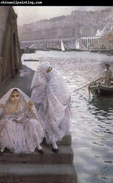 Anders Zorn I Algers Hamn (In the harbour of Algiers)