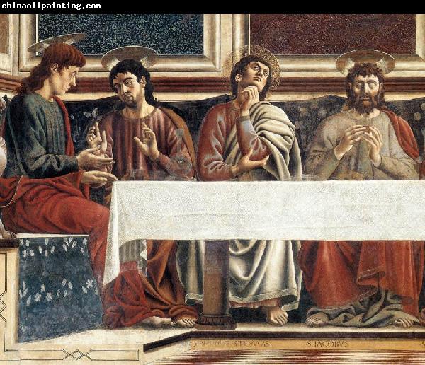 Andrea del Castagno Last Supper (detail)