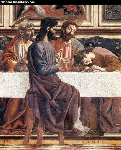 Andrea del Castagno Last Supper (detail)