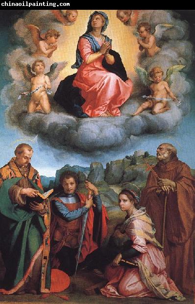 Andrea del Sarto Virgin with Four Saints