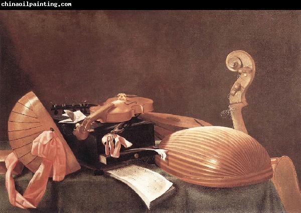 BASCHENIS, Evaristo Still-life with Musical Instruments