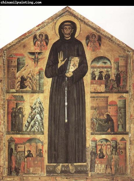 BERLINGHIERI, Bonaventura Saint Francis and Scenes from His Life