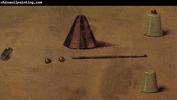 BOSCH, Hieronymus Details of The Conjurer