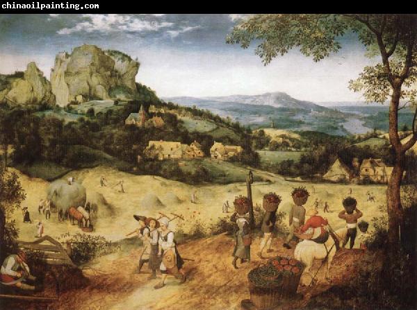 BRUEGEL, Pieter the Elder Haymaking