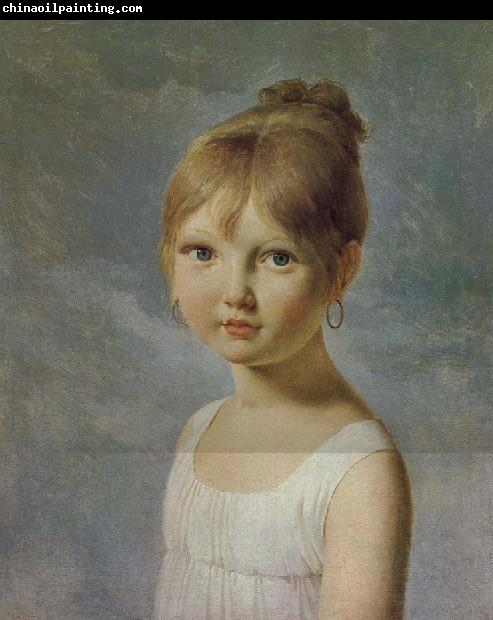 Baron Pierre Narcisse Guerin Portrait de petite fille