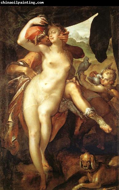 Bartholomeus Spranger Venus and Adonis