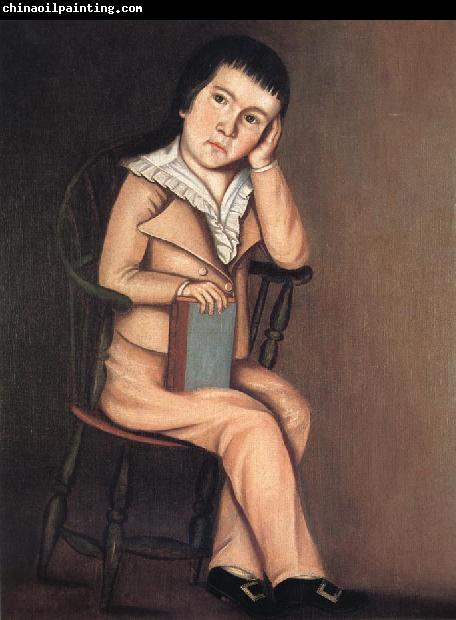 Beardsley Limner Little Boy in a Windsor Chair