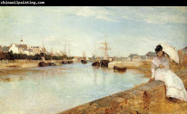 Berthe Morisot The Harbor at Lorient