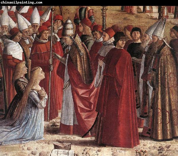 CARPACCIO, Vittore The Pilgrims Meet the Pope (detail)