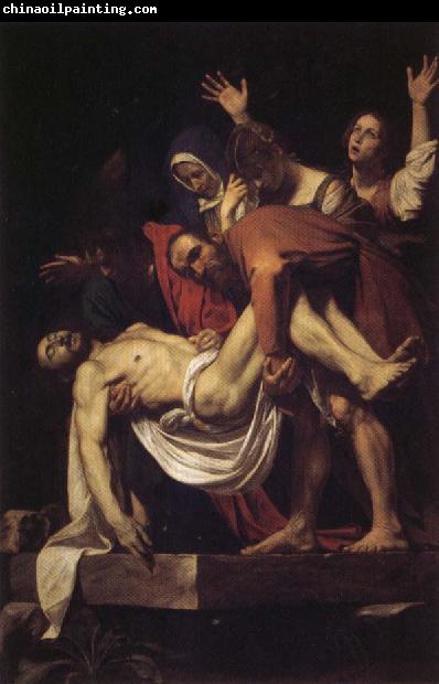 Caravaggio Entombment of Christ